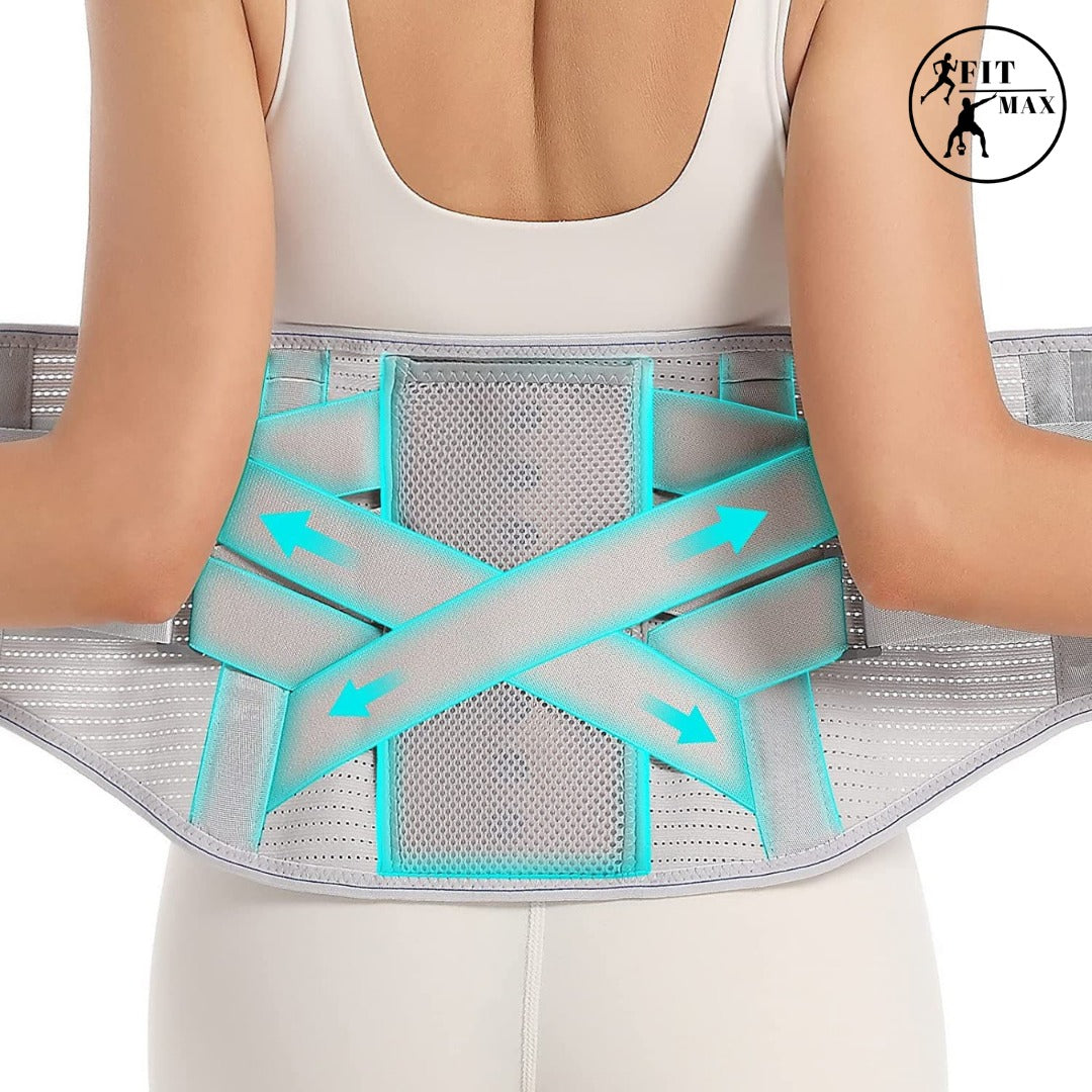 FAJA DEPORTIVA & SOPORTE LUMBAR GREY (TALLA STANDARD)